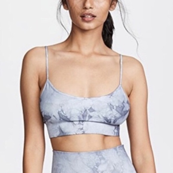 Spiritual Gangster Gray Marble Scoop Neck Brami - Picture 3 of 9